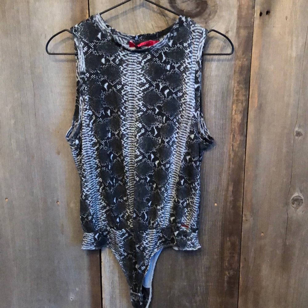 N:Philanthropy Snake Belle Bodysuit in Ghost Snake Print Size Small Women’s